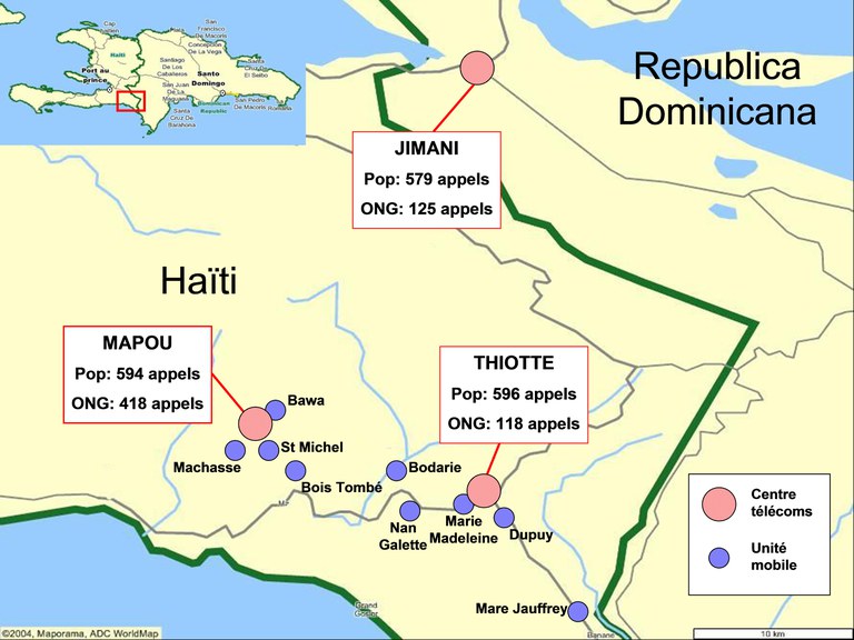 TSF's operations in Haiti and Dominican Republic in 2004